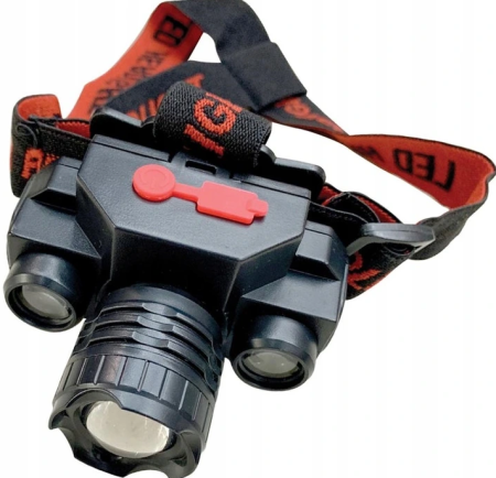 Налобный фонарь Bailong BL-1805, аккумулятор 18650, micro USB, 8016