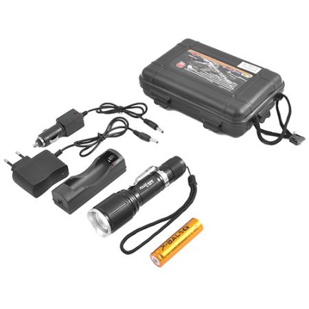 Ручной фонарь Police BL-1860-T6, Li-ion 18650, 1хCree XM-L, Zoom