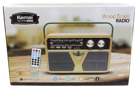 Радиоприёмник Bluetooth аккумуляторный с пультом Kemai MD-507