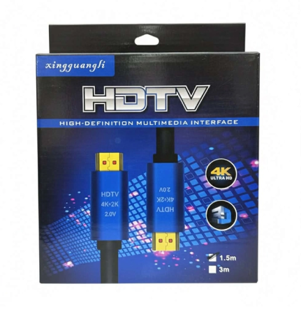 Кабель HDMI на HDMI 1.5м / 4k / 3D / HDR /