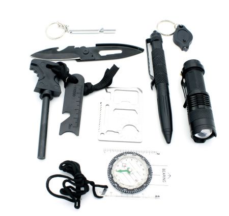 Набор для выживания из 10 инструментов 8442