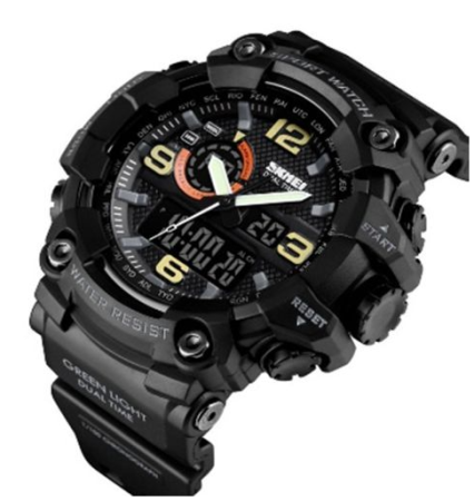 Часы наручные SKMEI 1520BK, BLACK, 9763