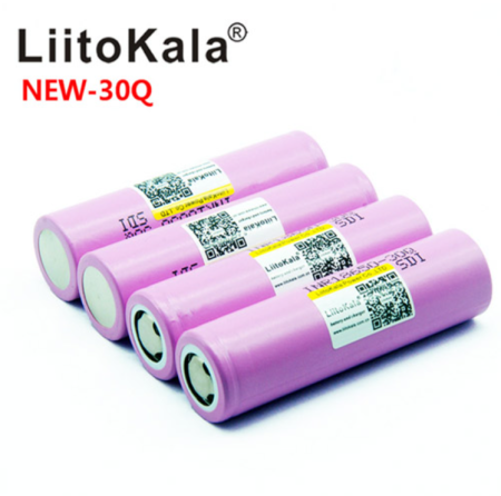Аккумулятор высокотоковый 18650, LiitoKala 30Q, 3000mah
