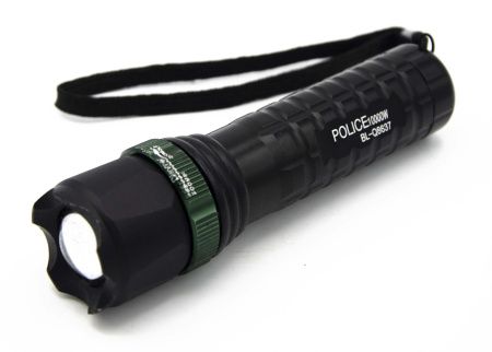 ручной фонарь Police Bailong BL-Q8637, подствольный, 18650, ЗУ сеть+авто, Zoom, XPE, Крепление
