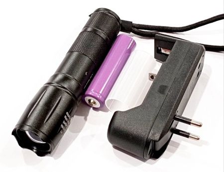 Ручной фонарь Police BL-1831-T6, RB214, 18650, Zoom, зарядка