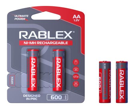 Аккумулятор Rablex HR6/AA Ni-MH 600mAh 1.2V 1 шт.