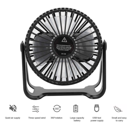 Вентилятор настольный USB Mini Fan XH-08 с аккум. (WX6506) разные цвета