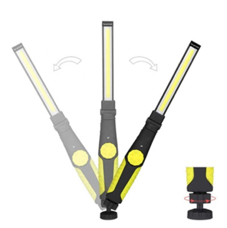 Фонарь для кемпинга W55-COB, Li-Ion аккумулятор, магнит, ЗУ microUSB