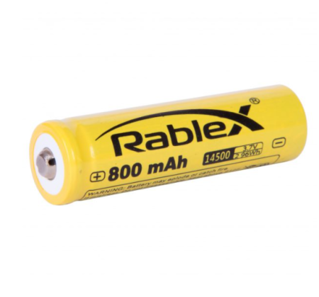 Аккумулятор Rablex 14500, 800mAh  Li-ION 3.7v