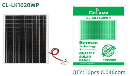 Солнечная панель SOLAR PANEL 18V20W разм. 295х430х17 мм