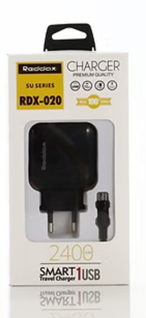 Сетевое зарядное устройство REDDAX RDX-020 12W (Type-C), Black