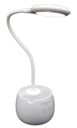 Настольная LED лампа аккумуляторная /ночник / ячейка для ручек/ 3 режима света /nk-200