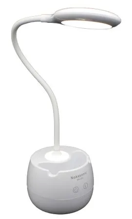 Настольная LED лампа аккумуляторная /ночник / ячейка для ручек/ 3 режима света /nk-200