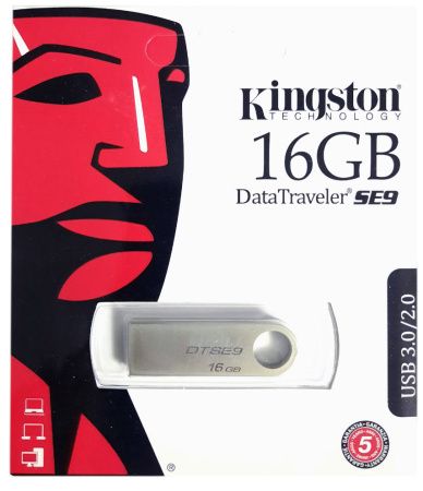 USB флеш накопитель Kingston SE9 16Gb (DTSE9H) (Гарантия 3года)