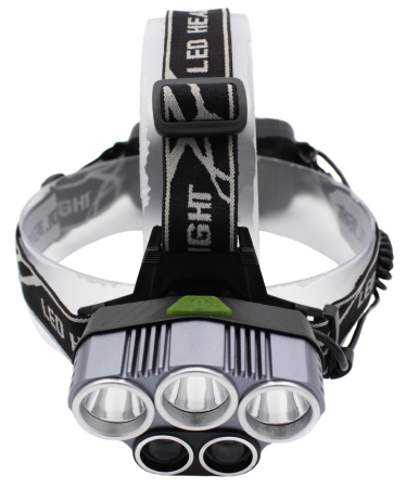 Налобный фонарь K-85-T6, Акк., 5xT6 LED, Zoom