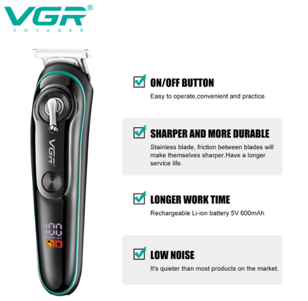 Триммер бороды и усов VGR V-075