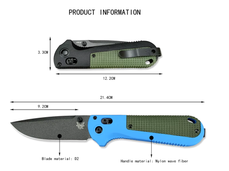 Нож складной Benchmade 430BK, 452 Синий Нож складной Benchmade 430BK, 452 Синий