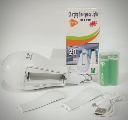 Фонарь для кемпинга FA-3820 USB с крючком, аккумуляторная  лампа 20W