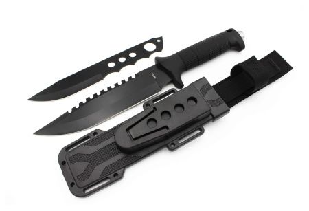 Нож охотничий + метательный нож Columbia MF-021 / 32см / 17см охотничий нож