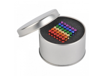 Игрушка-конструктор головоломка Неокуб Neocube 216 магнитных (Цветной) 5738