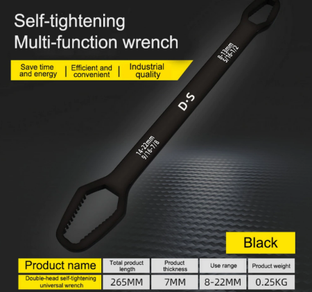 Универсальный многофункциональный гаечный ключ с двойной головкой D-S / 8-22 мм