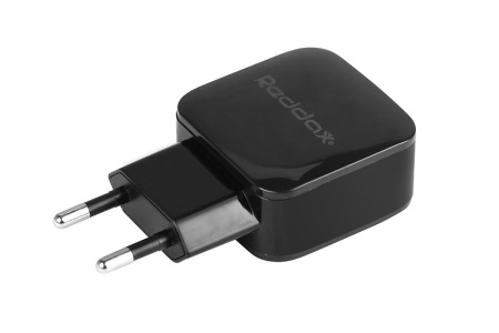 Сетевое зарядное устройство REDDAX RDX-020 12W (USB), Black