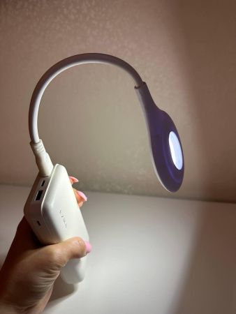 Светильник гибкий кольцевой LED от USB с голосовым управлением 1,5 Вт (LK-50)