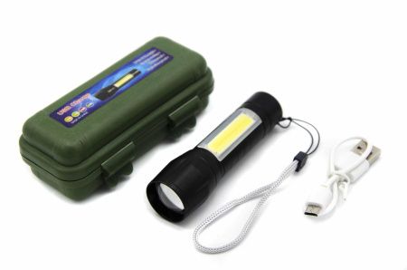 Ручной фонарь Police BL-511, RB260, ЗУ microUSB