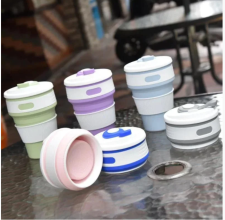 Раскладной стакан силиконовый (Silicon magic cup) 7194