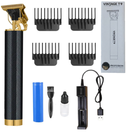 Триммер для бороды и усов T9, 4 насадки