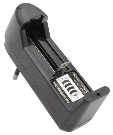 Зарядное устройство для аккумуляторов 1x18650, 14500, 16340, Евро вилка