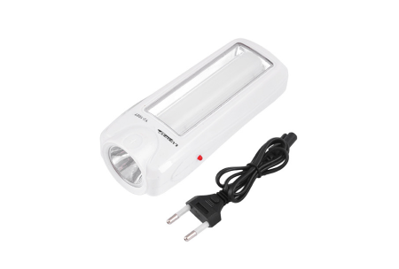 Ручной фонарь Yajia YJ-1027, Аккумулятор, 1W+9SMD