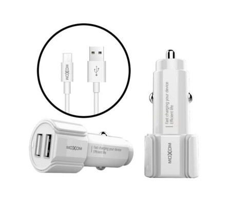 Автомобильное зарядное устройство USB x 2 MOXOM KC-15 Micro Автомобильное зарядное устройство USB x 2 MOXOM KC-15 Micro