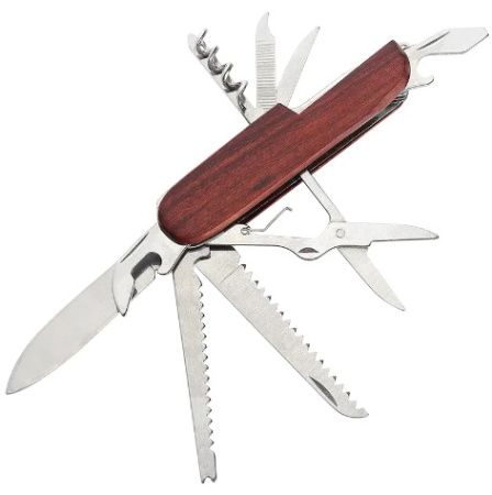 Мультитул швейцарский нож 4731X дерево