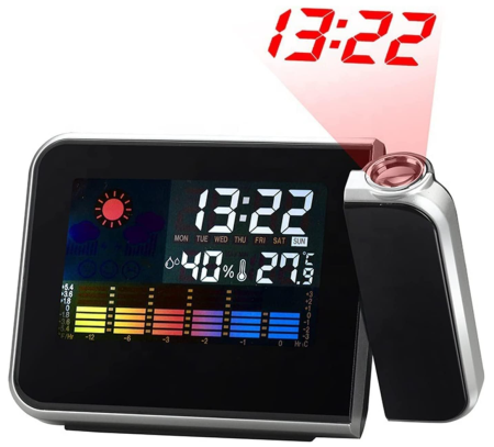 Электронные часы-метеостанция DS-8190 с проектором