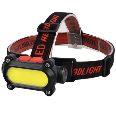 Налобный фонарь BL-209-COB (White+Red), Li-Ion аккум., Waterproof, ЗУ Type-C