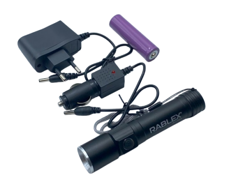 Ручной фонарь Police RB213, T6 LED, zoom, 18650