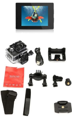 Экшн-камера Action Camera A7 4K Wi-Fi, 3707