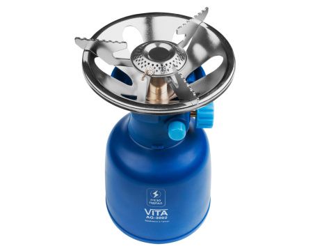 Примус газовый туристический Даринка с пьезоподжигом Vita Корея AG-3002 оптом