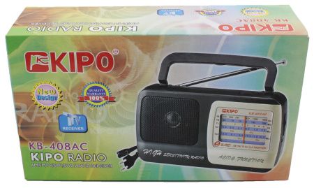 Радиоприёмник кипо Kipo KB-408AC, AM/FM/TV/SW1.5W2 первый сорт