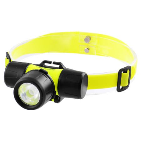 Налобный фонарь подводный 6800-XPE, ЗУ 220V, 1x18650, 3xAAA