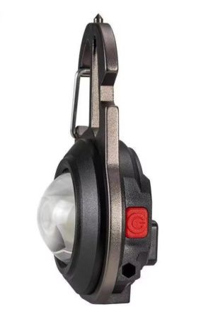 Фонарь для кемпинга PL-412COB, белый,красн,жёлтый, type-c, индикатор, карабин, мультит, 5137