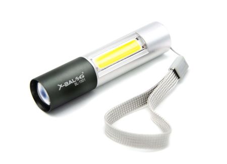 Ручной фонарь Police BL-1501, ЗУ microUSB, Zoom, XPE+COB