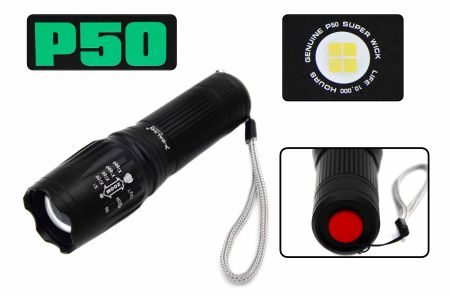 Ручной фонарь Police BL-200, P50 LED, Li-ion 1х18650 или 3хААА