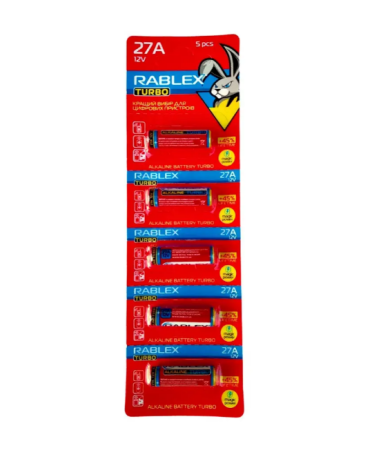 Батарейка Rablex Turbo 27A 12V