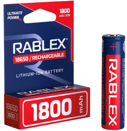 Аккумулятор Rablex 18650 Li-ion 1800mAh 3.7v
