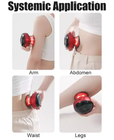 Электрический вакуумный мини массажер для тела 8857