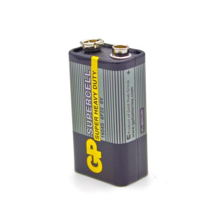 Батарейка GP Крона 6F22 / 9V  6F22 "Черная"