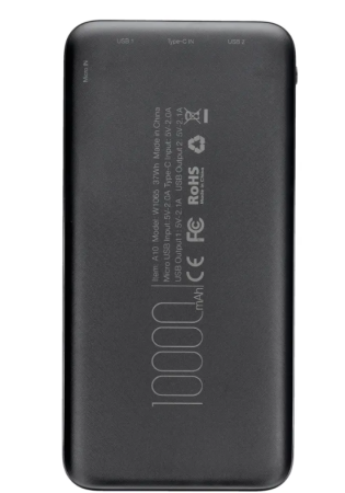 Повербанк Veger W1065 10000mAh, 2A 