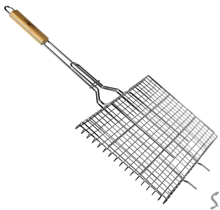 Решетка-гриль плоская большая 66*45*26см MH-0164